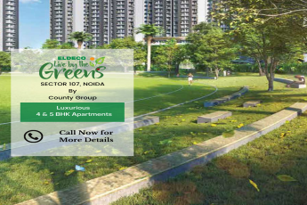 Luxurious 4 & 5 BHK apartments at Eldeco Live By The Greens in Sector 150, Noida
