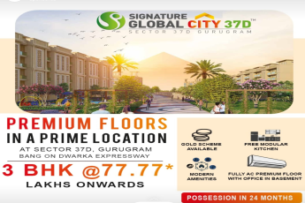 Premium AC Floors + Basement Office @ 77 Lacs