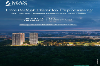 Discover Luxury Living at LiveWell by Max Estates, Starting ₹6.49 Cr, Dwarka Expressway, Gurugram