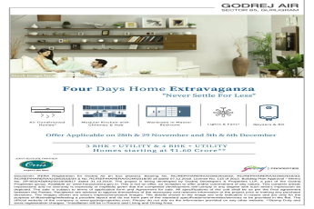 Four days home extravaganza at Godrej Air in Gurgaon