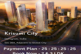 Krisumi City: Redefining Skyline in Gurugram, India – Sec 36A, Next to Global City