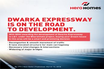 Dwarka Expressway is on the road to development