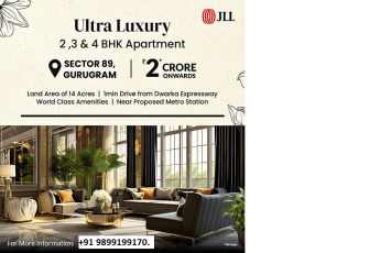 JLL's Pinnacle of Prestige: The Ultra Luxury 2, 3 & 4 BHK Apartments at Sector 89, Gurugram