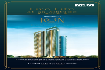 Live life at an altitude introducing Icon at M3M Merlin in Gurgaon