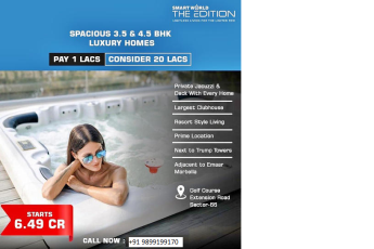 The Edition by Smart World: Redefining Luxury with Spacious 3.5 & 4.5 BHK Homes on Golf Course Extension Road