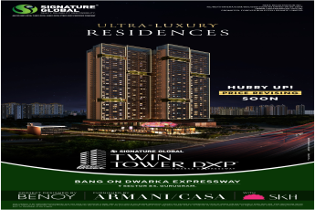 Explore Ultra-Luxury Living at Twin Tower DXP by Signature Global in Gurugram!