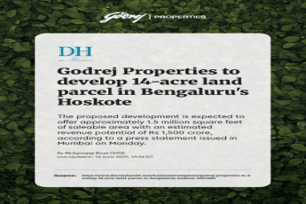 Exciting Opportunity by Godrej Properties in Bengaluru, Hoskote
