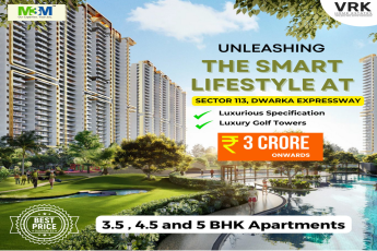 Experience the Future of Urban Living with M3M's Smart Lifestyle Apartments at Sector 113, Dwarka Expressway