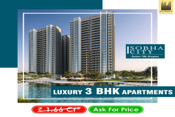 Sobha City Offering 2 & 3 BHK Premium Floors in Sector 108 Dwarka Expressway, Gurgaon