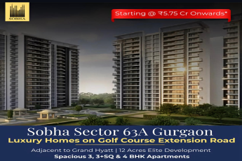 Discover Luxury Living at Sobha Sector 63A, Gurgaon - Starting ₹5.75 Cr