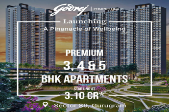 Godrej Properties Introduces A New Era of Luxury: Premium 3, 4, & 5 BHK Apartments in Sector 89, Gurugram