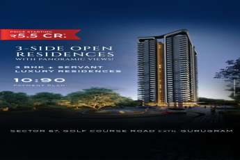 Luxury 3-Side Open Residences by Golf Course Road Extn, Starting at ₹5.5 Cr