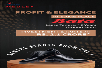Invest in Ocus Medley from Rs. 2.1 Crore || Lease with Bata in Ocus Medley || Ocus Medley: Profit & Elegance Together