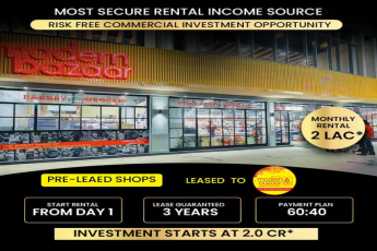 Unlock a Stable Future with Pre-Leased Shops at Modern Bazaar: A Risk-Free Investment in Commercial Real Estate