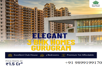 Refined Living in Gurugram: Discover Elegant 3 BHK Homes with Top-Notch Amenities