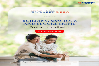 Construction in full swing and booking open at Trident Embassy Reso in Greater Noida
