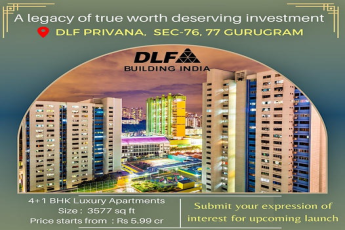 DLF Privana: A Monument of Luxury in Sector 76 & 77, Gurugram - Now Inviting Expressions of Interest