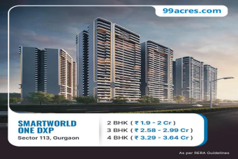 Smartworld One DXP: Contemporary Urban Elegance in Sector 113, Gurgaon
