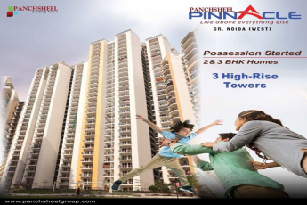 Possession started 2 and 3 BHK home at Panchsheel Pinnacle, Greater Noida