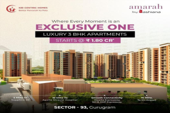Amarah by Ashiana: Redefining Luxury Living with Exclusive 3 BHK Apartments in Sector 93, Gurugram