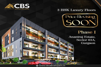CBS Developers' Phase I at Anantraj Estate: 3 BHK Luxury Floors Set to Elevate Sector 63A, Gurugram