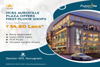 HCBS Launch affordable society shops at Auroville Plaza, Gurgaon