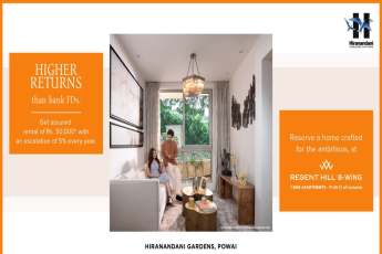 Get assured rental of Rs 50,000+ with an escalation of 5% every year at Hiranandani Regent Hill, Powai, Mumbai