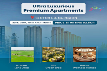 Godrej Properties Launches Ultra Luxurious Premium Apartments in Sector 89, Gurugram - Starting at ?2.5 Cr