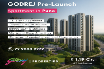 Godrej Pre-Launch Apartments in Pune from 1.19 Cr