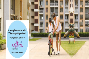 A ready home with 7% stamp duty waver at Mahindra Antheia in Pimpri, Pune