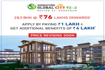 Book fully air conditioned independent premium floor at Signature Global City 92-2, Sector 92, Gurgaon