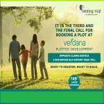 Exigent it is the third and the final call for booking a plot at Ozone Verdana, Bangalore