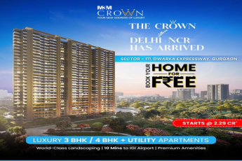 Pay 5% & own a property at M3M Crown in Dwarka Expressway, Gurgaon