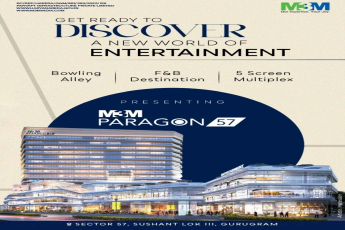 Get ready to discover a new world of entertainment at M3M Paragon in sector 57, Gurgaon