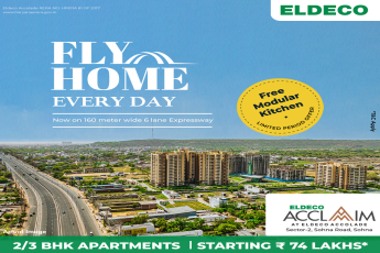 Book 2 and 3 BHK apartments price starting Rs 74 Lac at Eldeco Acclaim in Sohna, Gurgaon