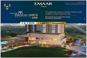 Emmar Digi Homes Offering 2 & 3 BHK Luxury Homes @ 1.80 Cr. at Sector 62, Gurugram