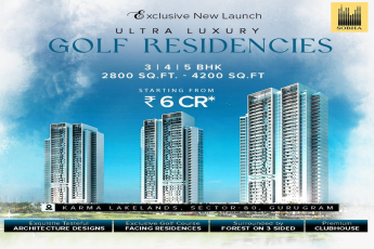 Sobha's Exclusive New Launch: Ultra Luxury Golf Residencies in Karma Lakelands, Sector-80, Gurugram