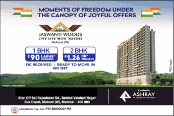 The joyful offers at Ashray Jaswanti Woods, Mumbai