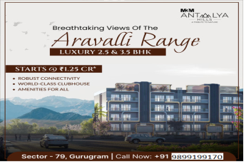 M3M Antalya Hills: Embrace the Splendor of the Aravalli Range with Luxury 2.5 & 3.5 BHK Apartments in Sector 79, Gurugram