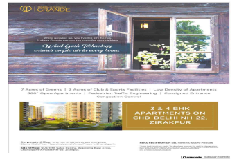 Wind gush technology ensures ample air in every home at Sushma Chandigarh Grande in Chandigarh