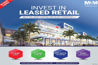 Fit-outs by Brands, zero cam charges at M3M Corner Walk in Gurgaon