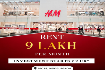 Retail Investment Excellence in Sector 82, New Gurgaon - High-Rent Potential at H&M Site