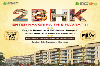 Pay this Navratri and shift in next Navratri at Signature Global City 92, Gurgaon