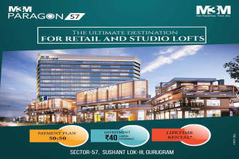 Presenting  50:50 payment plan at M3M Paragon in sector 57, Gurgaon