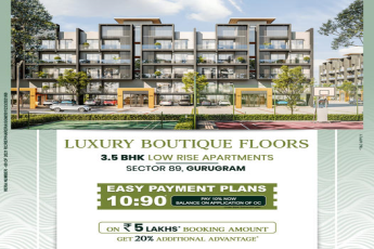 Pay 10% now balance on application of OC at M3M Soulitude in Sector 89, Gurgaon