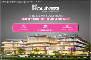 New launch retail shops at M3M Route 65, Gurgaon