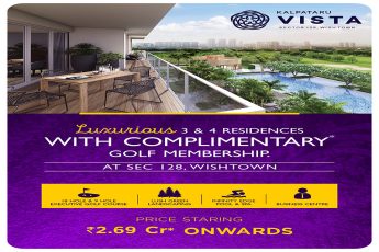 Book 2 and 3 BHK prices Starting Rs 2.69 Cr onwards at Kalpataru Vista, Noida