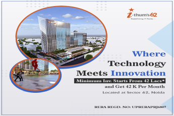 Minimum inv. starts from Rs 42 Lac and get 42 K per month at Grandslam The I Thum, Noida
