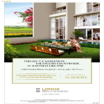 Gudi padwa special discount of Rs 15 lakh for first 10 bookings at  Lodha Belmondo, Pune
