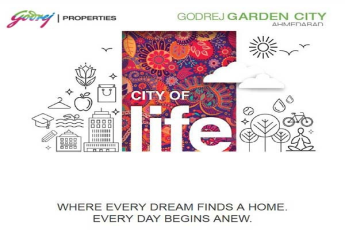 Where every dream finds a home, every day begins a new at Godrej Garden City, Ahmedabad